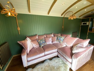 Our Shepherd Huts - How we build Shepherd Huts in Lincolnshire - Internal Living Room