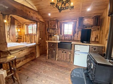 Our Shepherd Huts - How we build Shepherd Huts in Lincolnshire - Internal Kitchen