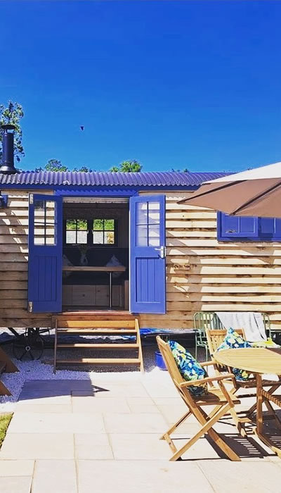 Our Shepherd Huts - How we build Shepherd Huts in Lincolnshire - The Patio