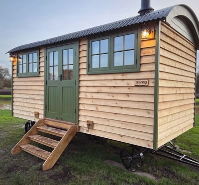 Our Shepherd Huts - How we build Shepherd Huts in Lincolnshire - External Trims