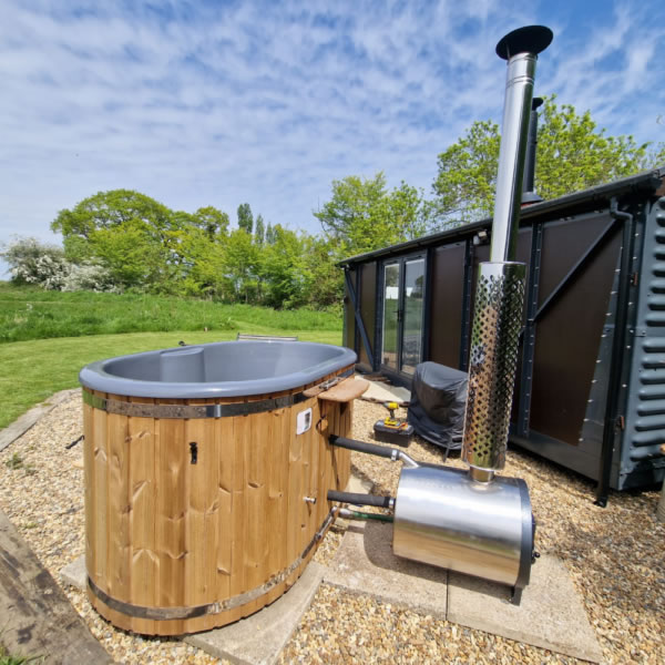 Luxury 2 Person Wood Burning Hot Tub - Ofuro Luxury 2 Person Wood Burning Hot Tub - Ofuro