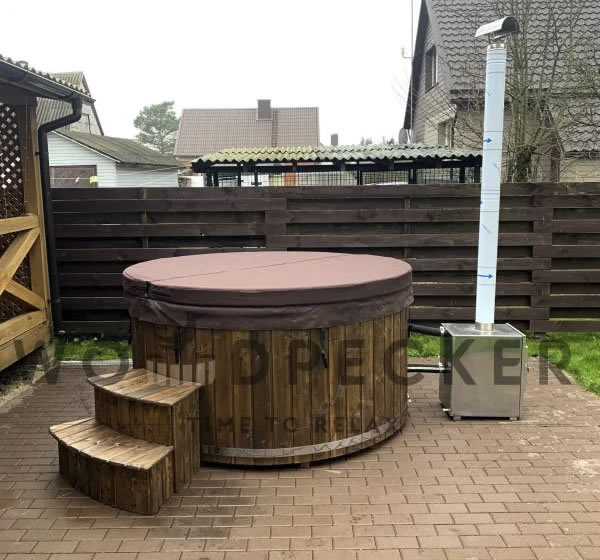 Luxury Hot Tub - The Prime - 10 Person Hot Tub 28kw Wood Burning Heater Luxury Hot Tub - The Prime - 10 Person Hot Tub 28kw Wood Burning Heater