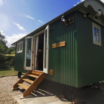 Bespoke Shepherds Hut to buy - Babooshka - 18ft x 8ft - Outside Finishes