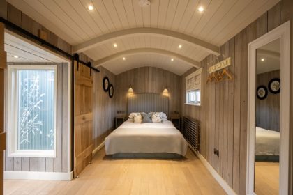 Bespoke Shepherds Hut to Buy - Brace - 18ft x 8ft - Bedroom
