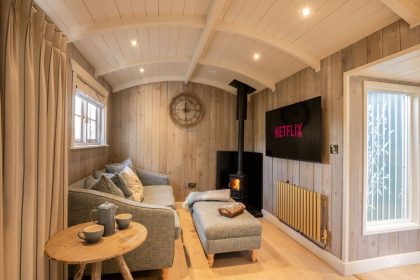 Bespoke Shepherds Hut to Buy - Brace - 18ft x 8ft - Lounge