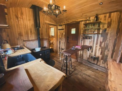 Bespoke Shepherds Hut to Buy - Snug Hollow - 18ft x 8ft - Kitchen