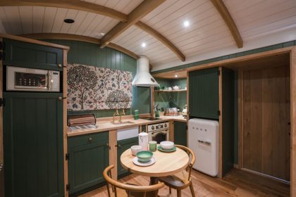 Bespoke Shepherds Hut to Buy - Willow - 18ft x 8ft - Kitchen