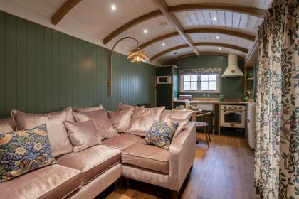 Bespoke Shepherds Hut to Buy - Willow - 18ft x 8ft - Living Room